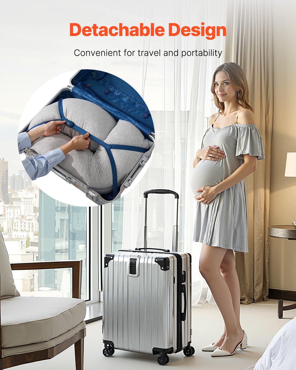 Pregnancy Pillows, L-Shaped Maternity Pillow for Pregnant Women, Soft