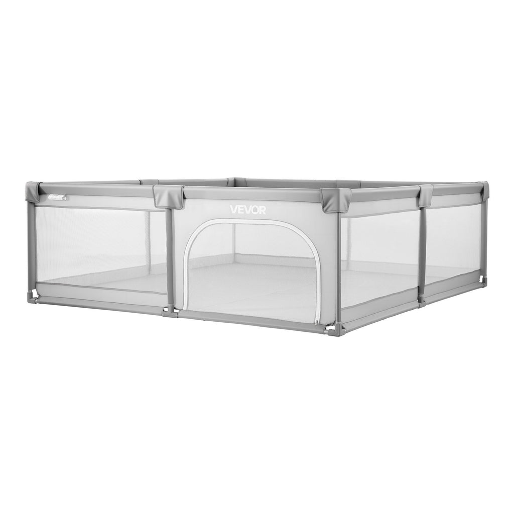Baby Playpen, 2000 x 1490mm Large Toddlers Playpen, Indoor/Outdoor
